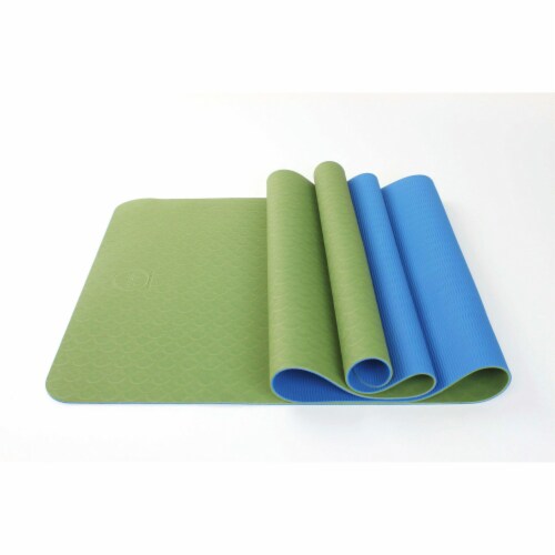 Maji Sports 2 Tone TPE Premium Yoga Mat one size Foods Co