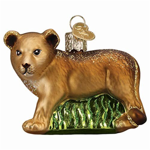blown glass lion