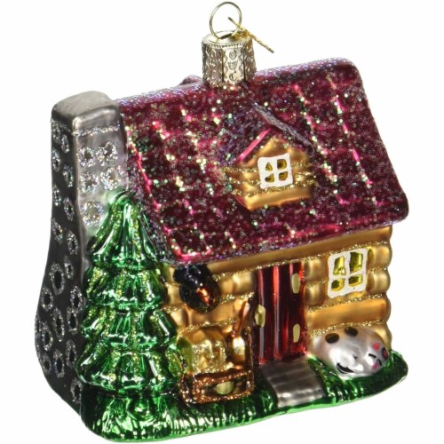 Old World Christmas Glass Blown Lake Cabin Ornament, 1 Kroger