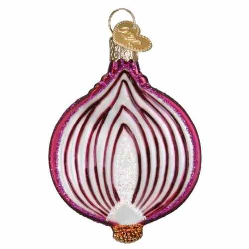 Old World Christmas Red Onion Perspective: front
