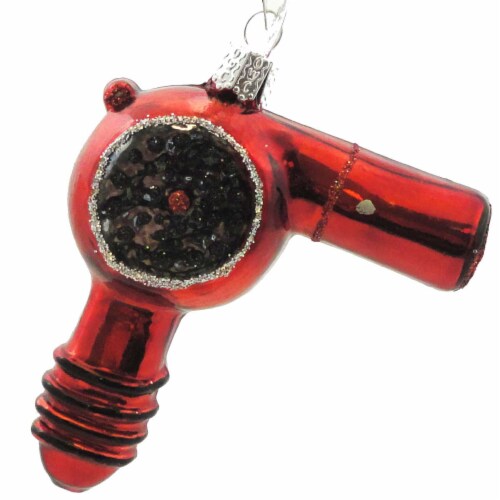 Old World Christmas BLOW DRYER Glass Hair Stylist Ornament 32179, 1 - Kroger