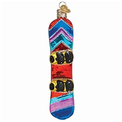 Old World Christmas 44151 Glass Blown Snowboard Ornament, 1 Ralphs