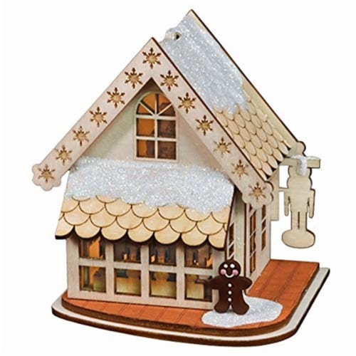 Old World Christmas Drosselmeyer's Nutcrackers Ornament Perspective: front