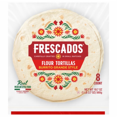 Frescados™ Burrito Grande Style Flour Tortillas Perspective: front