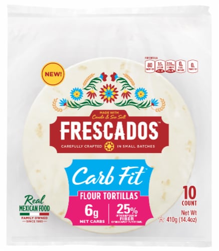 Frescados™ Carb Fit Flour Tortillas Perspective: front