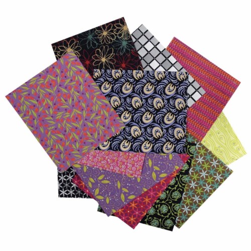 Shizen Design 1289225 Indian Screen Printed Paper- 11 x 15 In- Pack of  24 Perspective: front