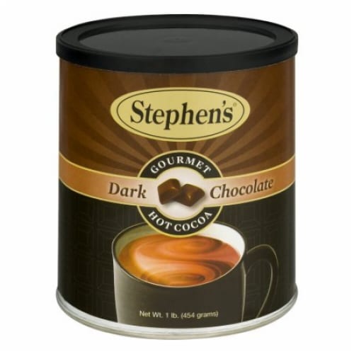 Stephen's Gourmet Dark Chocolate Hot Cocoa Mix Perspective: front