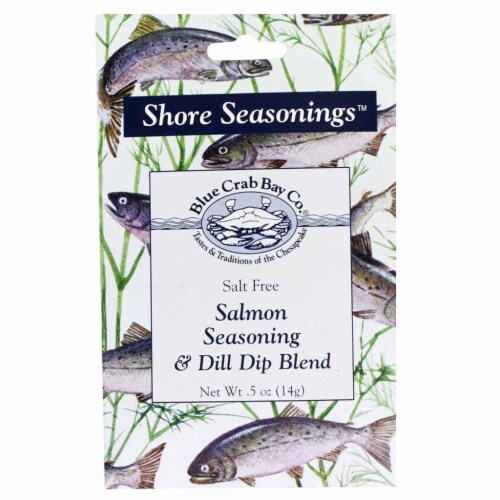 Blue Crab Bay Co® Shore Seasonings™ Salmon Seasoning & Dill Dip Blend Perspective: front