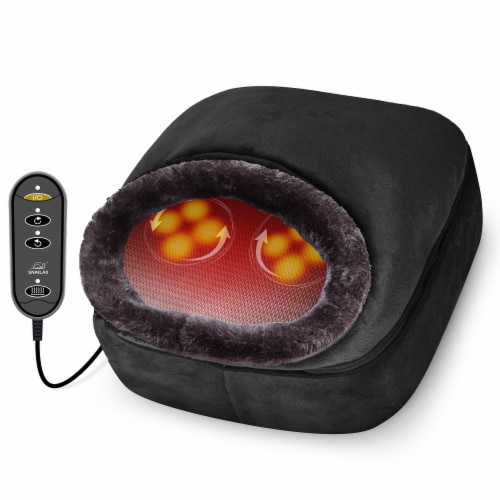 Snailax 2-in-1 Kneading Shiatsu Foot Warmer & Back Massager SL-522S, 1 -  Kroger