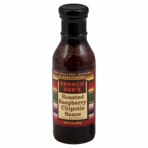 Bronco Bob's Raspberry Chipotle Sauce Perspective: front