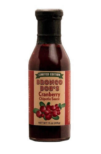 Bronco Bob's Cranberry Chipotle Sauce Perspective: front