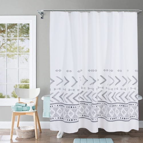 BLC Shower Curtain for Bathroom Printed Fabric Shower Curtains 72
