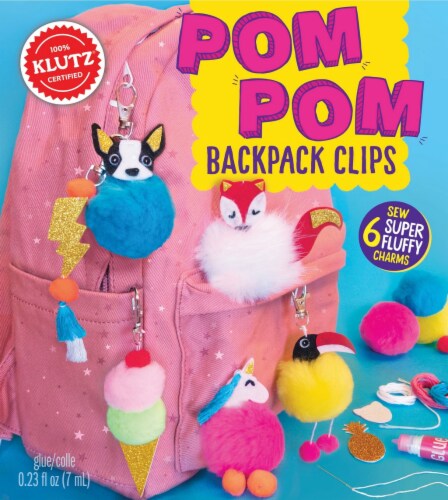 Pom-Pom Backpack Clips, 1 count - Kroger