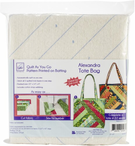 June Tailor Quilt As You Go Tote Bag-Alexandra 15 X14 X14, 1 - Kroger