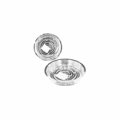 Transparent Planter Saucer - Case of 24 Perspective: front