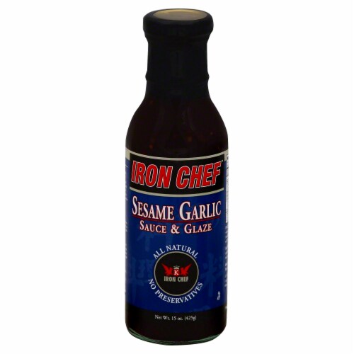 Iron Chef Sesame Garlic Sauce & Glaze Perspective: front
