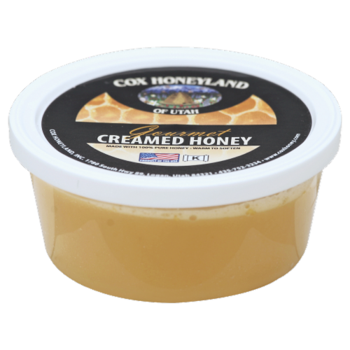 Cox Honeyland Orange Gourmet Creamed Honey Perspective: front