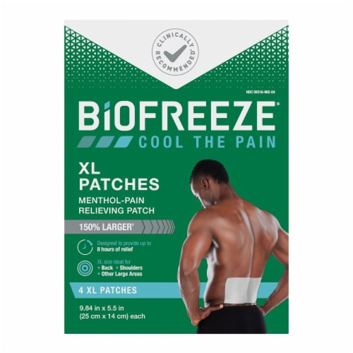 Biofreeze® XL Patches Perspective: front
