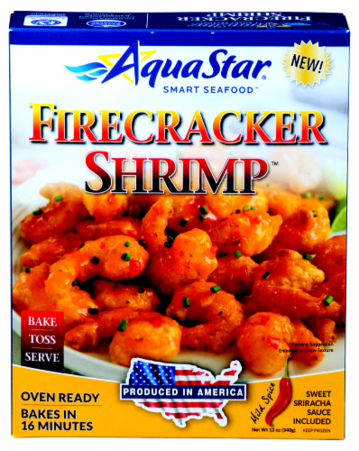 Aqua Star Firecracker Shrimp with Sriracha Sauce Perspective: front