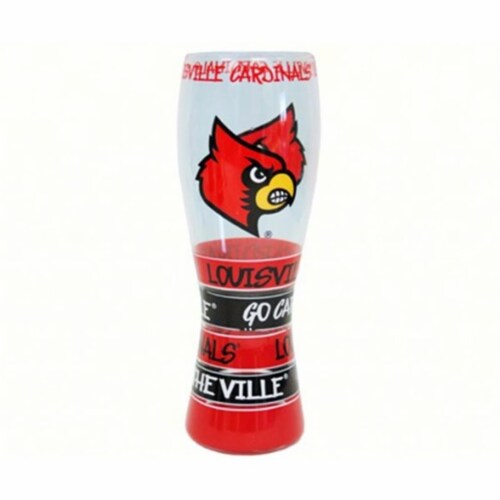 Jenkins Louisville Cardinals Pilsner Glass Perspective: front