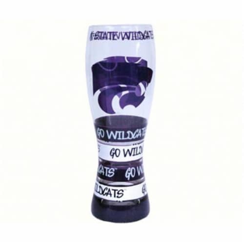 Jenkins JENKINS12966 Pilsner Glass - Kansas State Wildcats Perspective: front