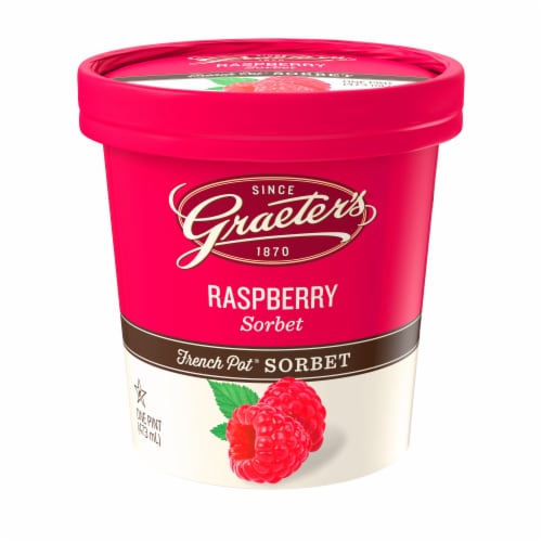 Graeter's Raspberry Sorbet Pint, 16 oz - Kroger