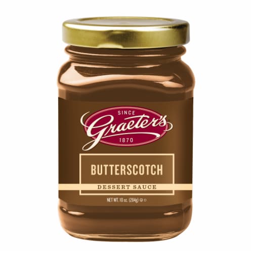 Graeter's Butterscotch Dessert Sauce Perspective: front