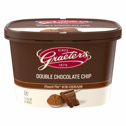 Graeter's® Double Chocolate Chip Ice Cream Perspective: front