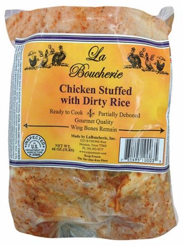 La Boucherie Frozen Raw Chicken Stuffed Breast with Dirty Rice Perspective: front