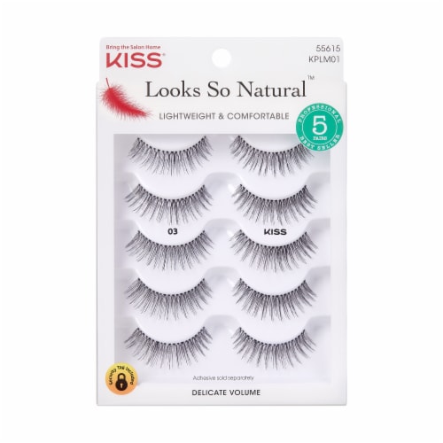Kiss® Looks So Natural™ False Eyelashes Perspective: front