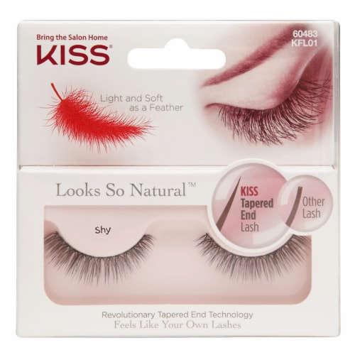 Kiss Looks So Natural Shy False Eyelashes Perspective: front
