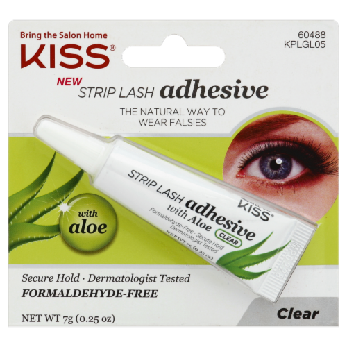 Kiss Strip Lash Adhesive with Aloe Perspective: front