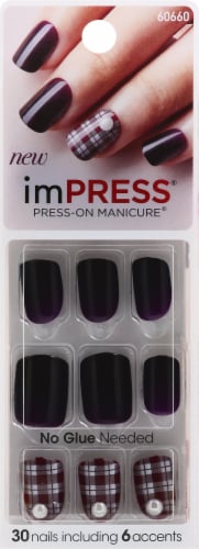 imPress Bright as a Feather Pattern Press-On Manicure Kit Perspective: front