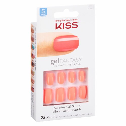 Kiss Gel Fantasy Tight Fit Ready-To-Wear Gel Manicure KIt Perspective: front