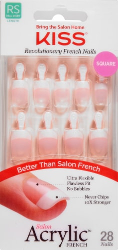 Kiss® Salon Acrylic™ French Nail Pet Peeve Perspective: front