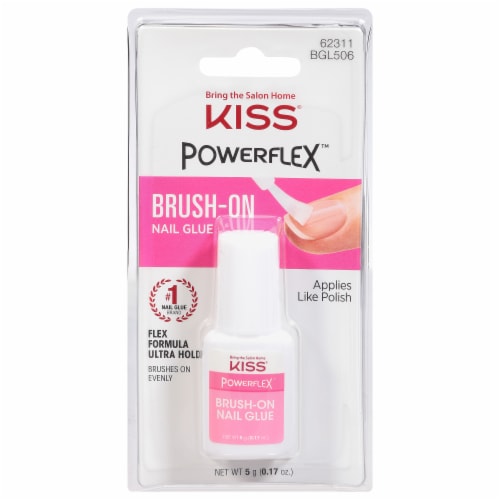 KISS Powerflex Brush On Nail Glue, .17 oz - Foods Co.