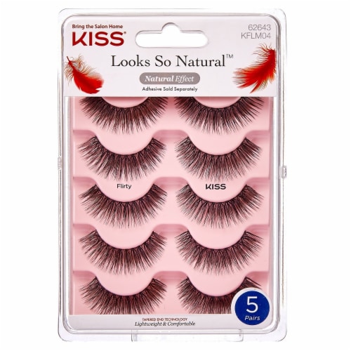 Kiss Looks So Natural False Eyelashes Perspective: front