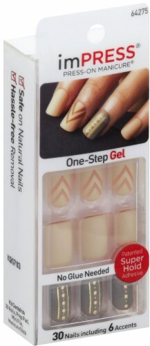 imPress Press-On Manicure One-Step Gel Nails Perspective: front
