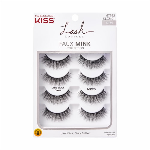 Kiss® Lash Couture™ Faux Mink Collection Little Black Dress False Lashes Perspective: front