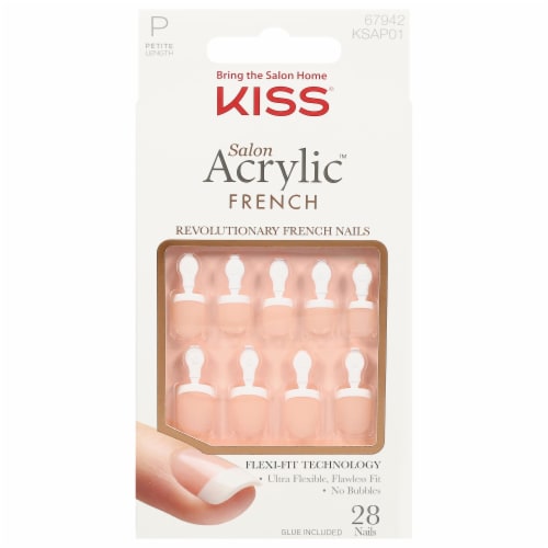 Kiss® Salon Acrylic Revelutionary French Nails Kit Perspective: front