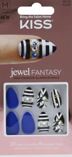 Kiss Jewel Fantasy Your Grace Nails Perspective: front
