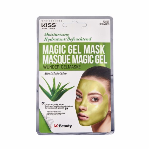 Kiss Moisturizing Aloe Magic Gel Mask Perspective: front