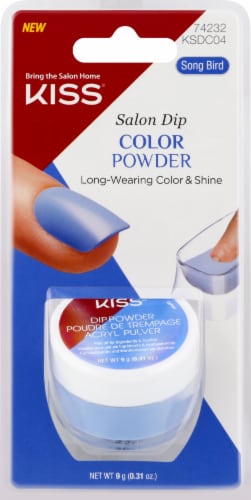 Kiss Salon Dip Song Bird Nail Color Powder Perspective: front