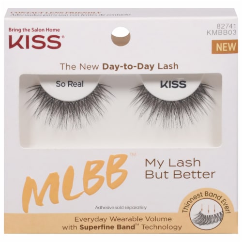 Kiss® My Lash But Better 03 So Real False Lashes Perspective: front
