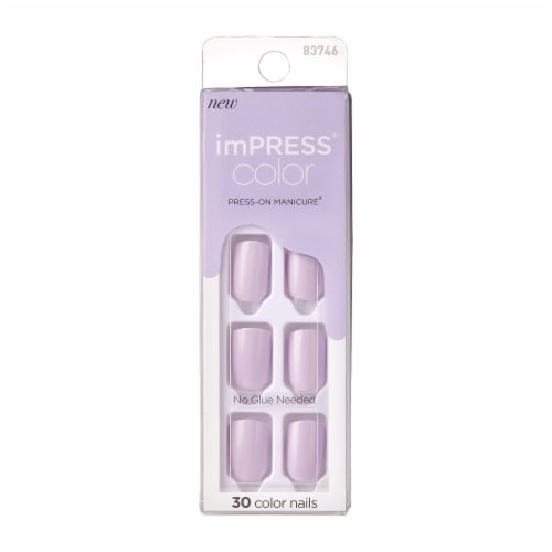 imPress® Color Picture Purplect Press-On Manicure Perspective: front