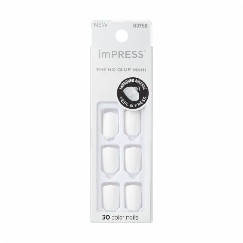 Kiss imPRESS® Color Frosting Press-On Nail Kit Perspective: front