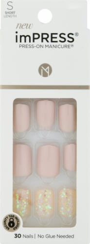 Kiss imPRESS® Short Dorothy Press-On Manicure Nails Perspective: front