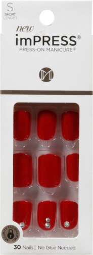 Kiss imPRESS® Short Kill Heels Press-On Manicure Nails Perspective: front