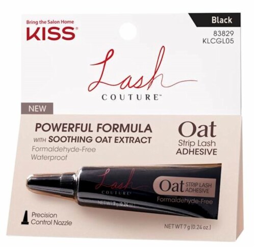 Kiss® Black Lash Couture™ Oat Extract Strip Lash Adhesive Perspective: front
