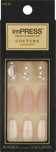 Kiss imPRESS Couture Collection Stunning Press-On Manicure Perspective: front